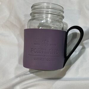 Portland Leather Purple Sleeve with Black Handle